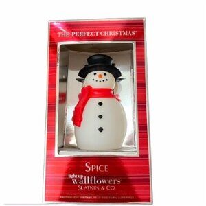 Bath and Body Works Light up Snowman Wallflower Gift Set